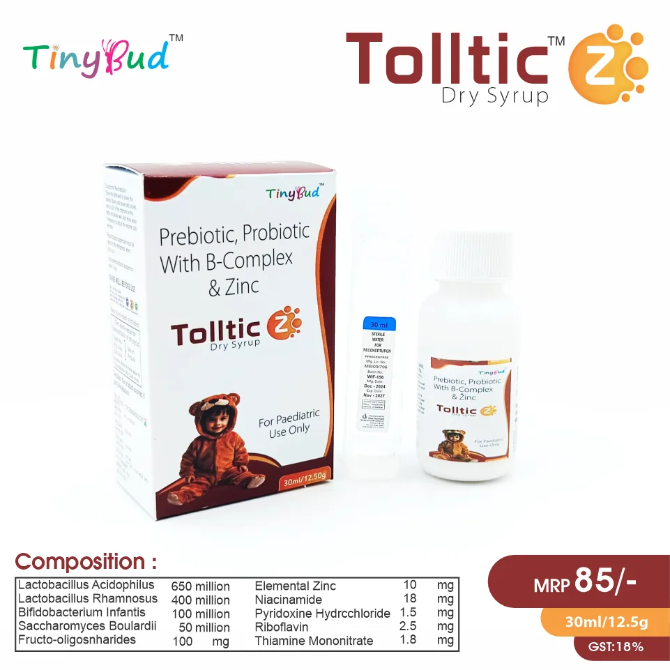 Zinc Gluconate + Probiotics + Fructo-Oligosaccharide  at the best price in PCD Pharma Franchise for Probiotic Supplement, and Digestive Support.